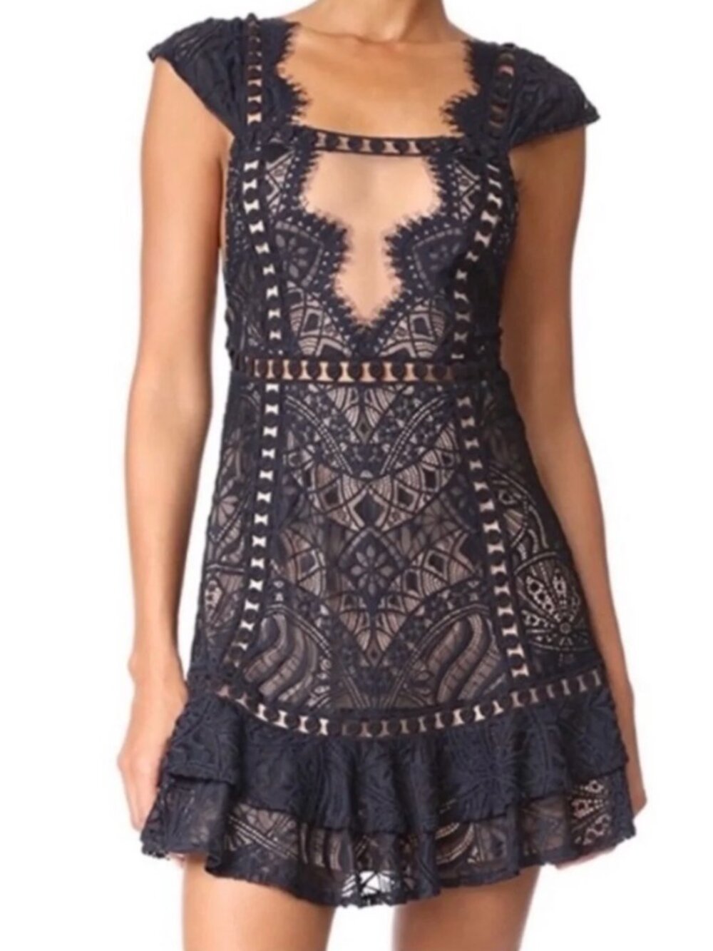 For Love and Lemons Emerie Dress Size Small